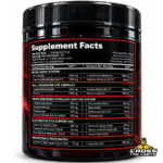 Corrupt Pharmaceuticals Split Supplement Facts with Citrulline Beta-Alanine Creatine Eria Jarensis Geranium Extract and Yohimbine