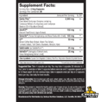 SNS ReV02 Supplement Facts with Cordy-Plex elevATP Senactiv S7 SalidroPure and AstraGin