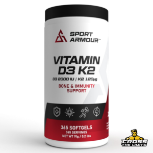 Sport Armour Vitamin D3 K2 2000 IU 365 softgels