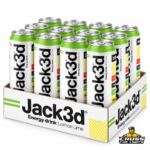 USP Labs Jack3d Energy Drink 500ml Lemon Lime – Ready to Drink Energy Formula 12x500ml