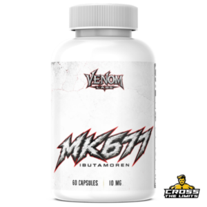 Venom Labs MK-677 Ibutamoren 10mg 60 capsules white bottle front