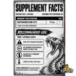 Venom Labs MK-677 Ibutamoren supplement facts 10mg per capsule 60 servings